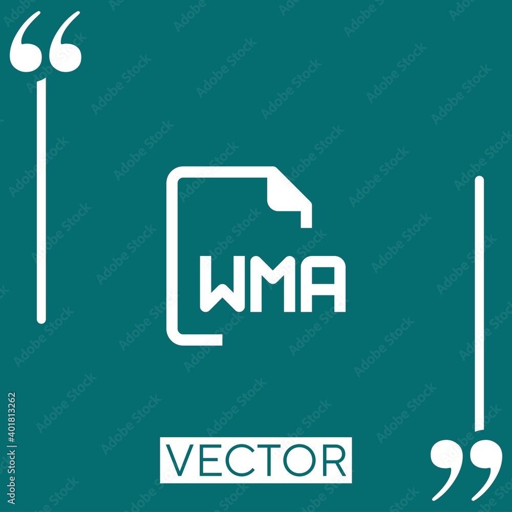 Poster files vector icon linear icon. editable stroke line
