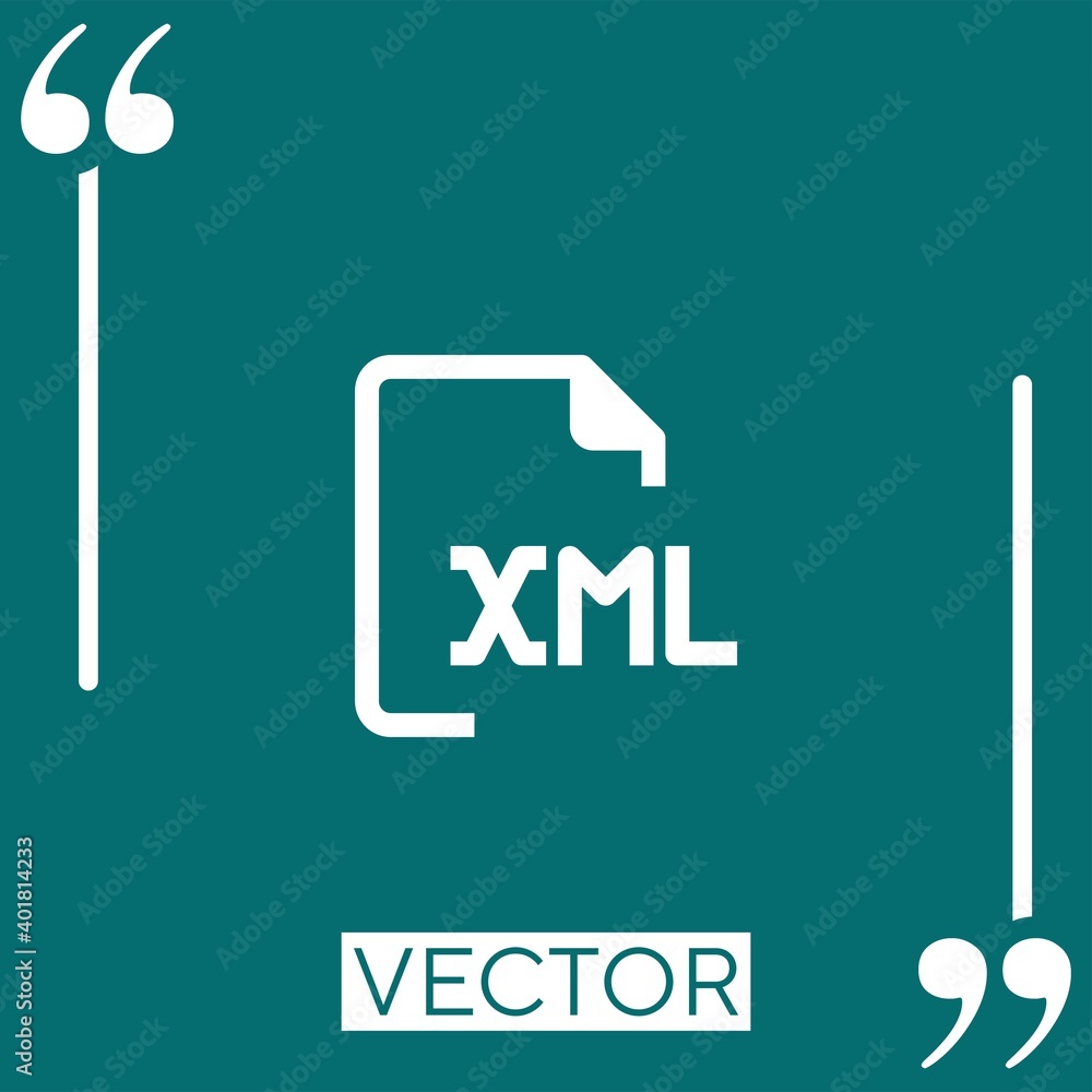 Poster files vector icon linear icon. editable stroke line