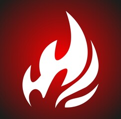 illustration of a fire icon