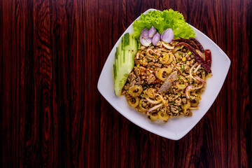 Spicy Minced Pork Salad