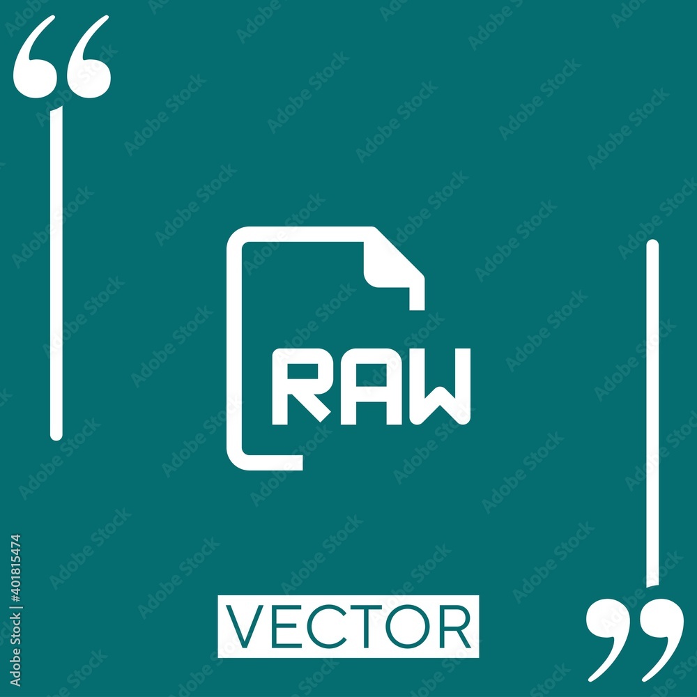 Poster files vector icon linear icon. editable stroke line