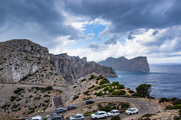 Fototapeta na wymiar Landschaft am Kap Formentor