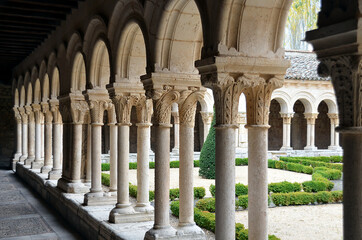 Claustro del monasterio de las Huelgas en Burgos