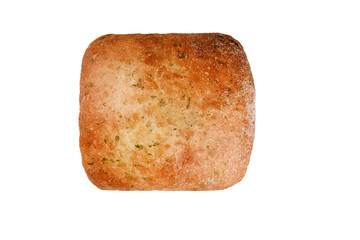 bread isolated on white