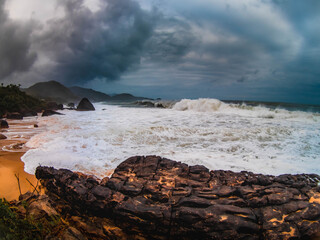 storm over the ocean