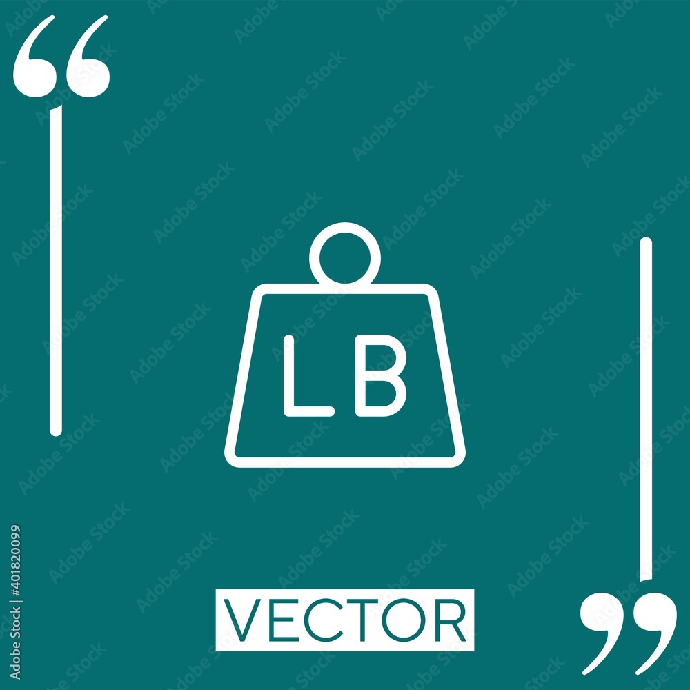 Poster unit vector icon linear icon. editable stroke line