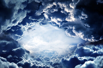 Cloudscape with a Light