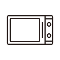 microwave icon vector illustration sign