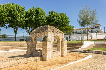 Palos de la Frontera, Spain. The Fontanilla, a former water fountain, which provided the water for...
