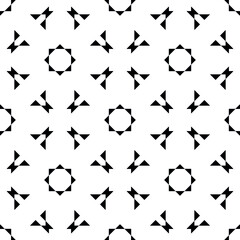 Futuristic black pattern design. Home decoration. White background.