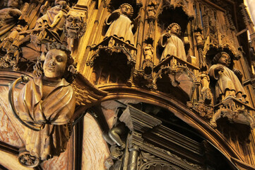 Barcelona, Gothic Quarter, The Cathedral of the Holy Cross and Saint Eulalia, Spain