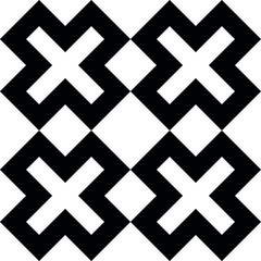 Fototapeta premium Black pattern design modern on black background. Elegant decoration.