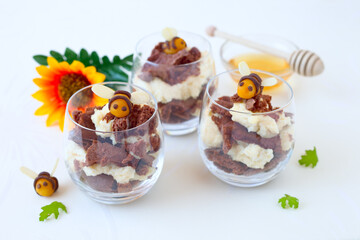 Honigkuchen- Dessert