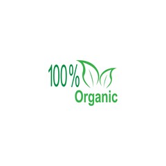 100 % icon, natural, vegan,  organic, anniversary,label design illustration