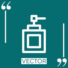 soap vector icon Linear icon. Editable stroked line
