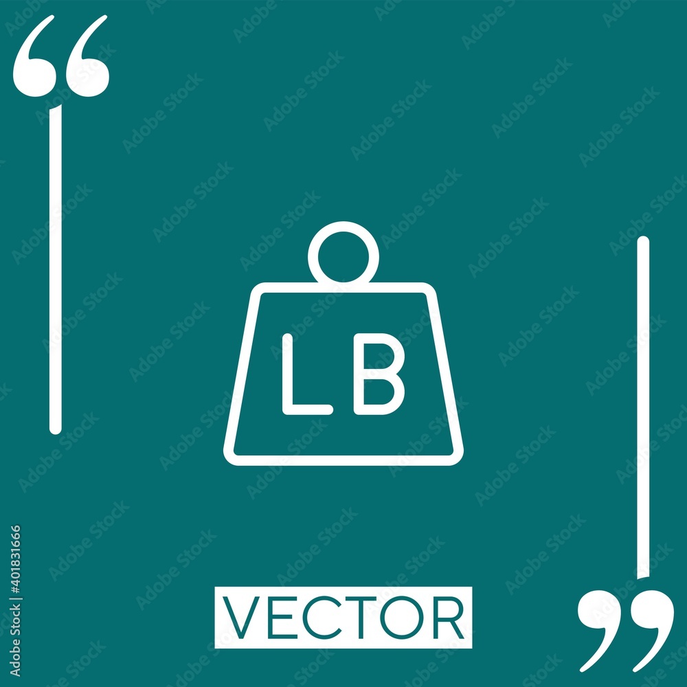 Poster unit vector icon linear icon. editable stroke line