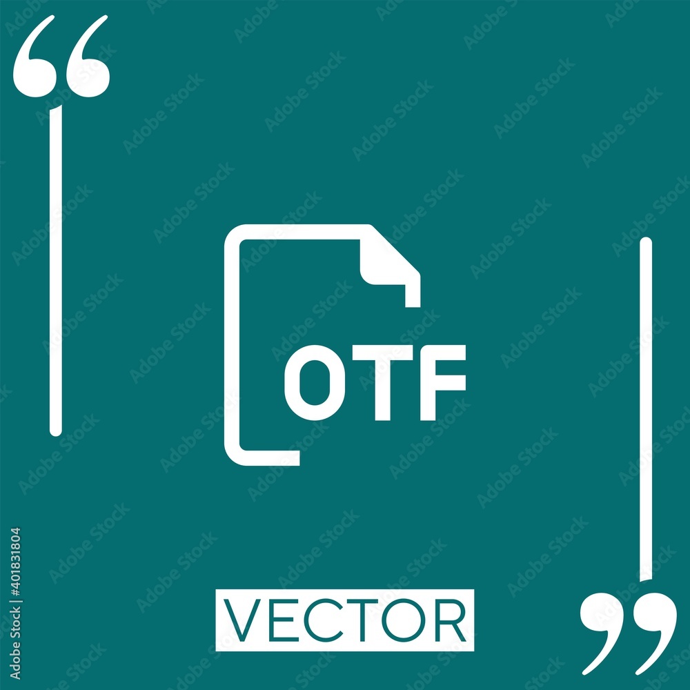 Poster files vector icon linear icon. editable stroke line