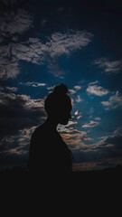 silhouette of a person