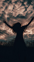 silhouette of a person