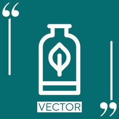 packaging vector icon Linear icon. Editable stroked line