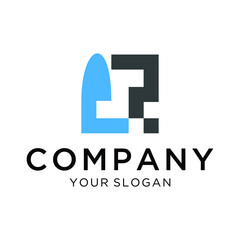 LP Letter Logo Design Template Vector illustration