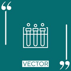science vector icon Linear icon. Editable stroked line