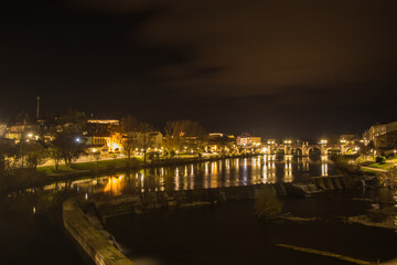 Fototapeta premium Río Ebro Miranda de Ebro
