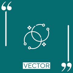 bracelet vector icon Linear icon. Editable stroked line
