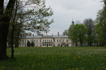 Fototapeta na wymiar Habsburg Castle in Zywiec, residence of the imperial family Habsburgs, at present public property, Poland