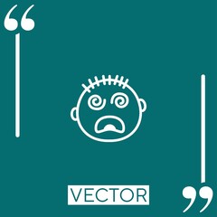 faint   vector icon Linear icon. Editable stroke line