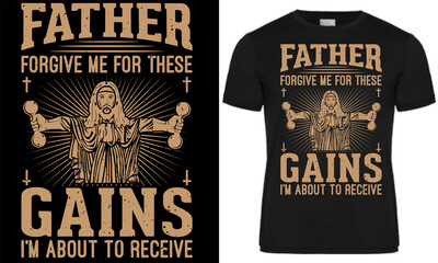 Christian Gym T-shirt Design