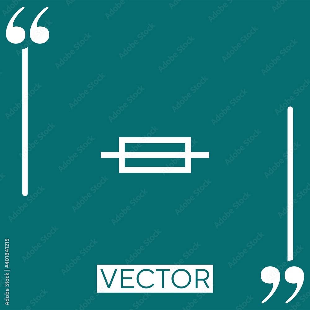 Poster fuse vector icon linear icon. editable stroke line