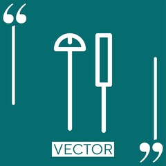 pin variants vector icon Linear icon. Editable stroke line