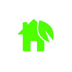Green house icon on white background, vector illustration