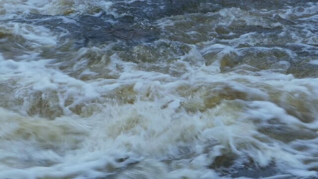 river, rifts, rapids, whirlpools panorama, stormy indomitable white water