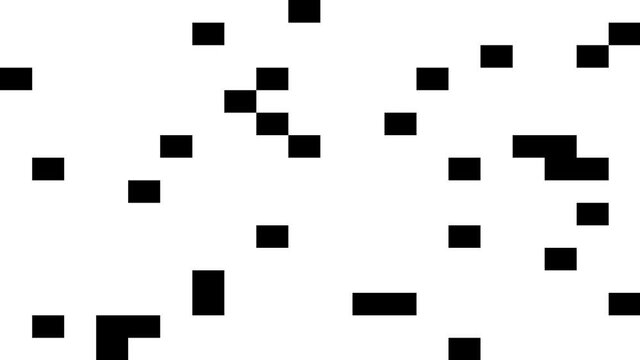 Motion graphics or animated with black square transition. Animation bundle square with Alpha channel