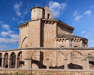 Fototapeta na wymiar church of Santa Maria de Eunate, Navarra. Spain 
