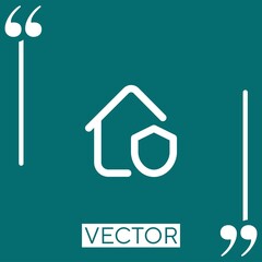 protection Linear icon. Editable stroke line