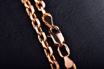 Fototapeta na wymiar close up of golden chain