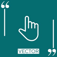 select   vector icon Linear icon. Editable stroked line