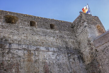 Collioure’s castle (Chateau Royal) built between 1276 and 1344 by counts of Roussillon and kings...