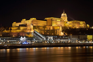 Fototapeta na wymiar Buda castle in Budapest. Hungary