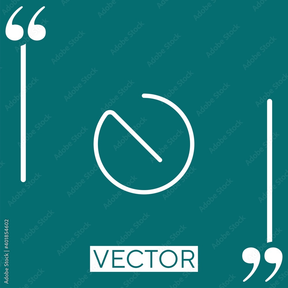 Poster time linear icon. editable stroke line