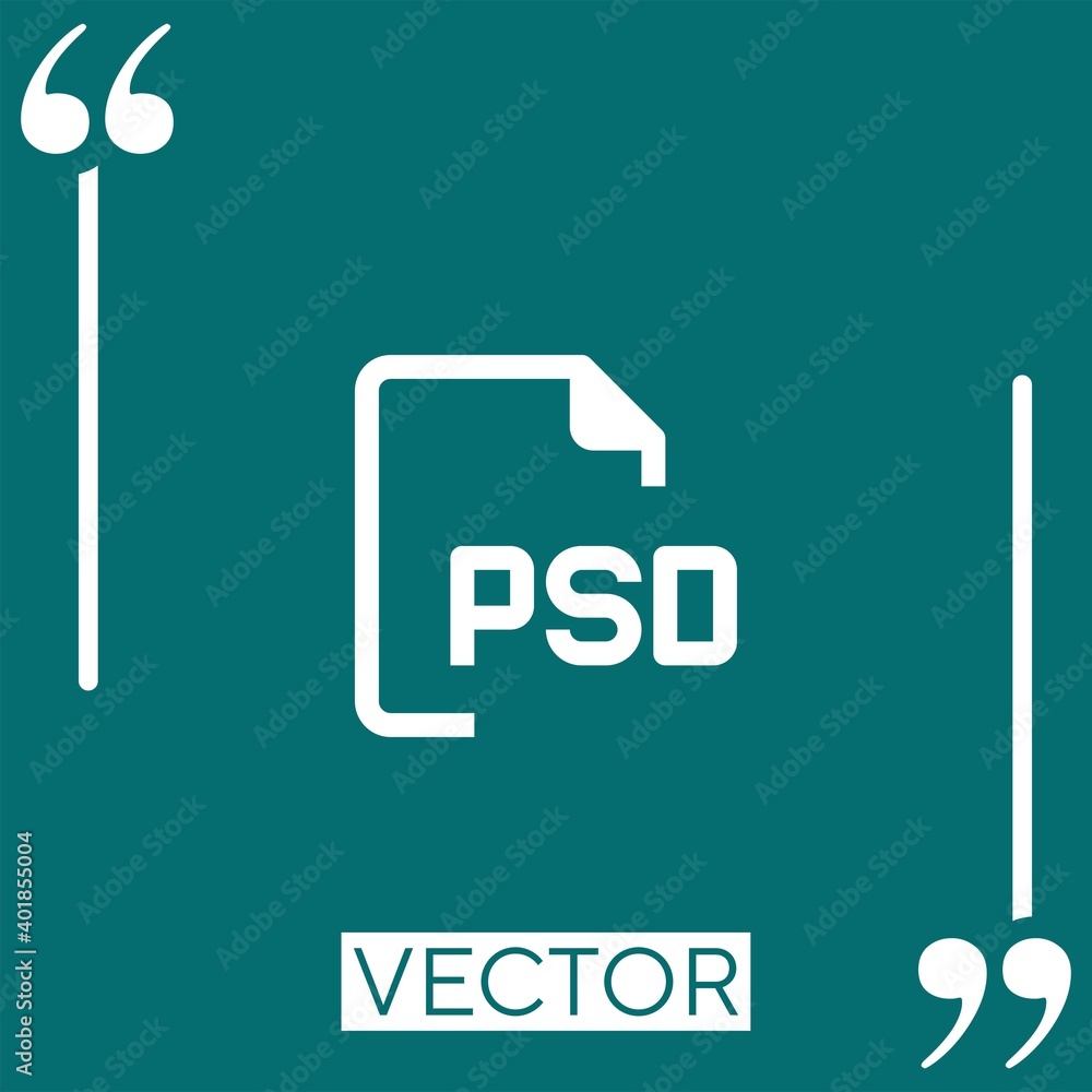 Poster files linear icon. editable stroke line