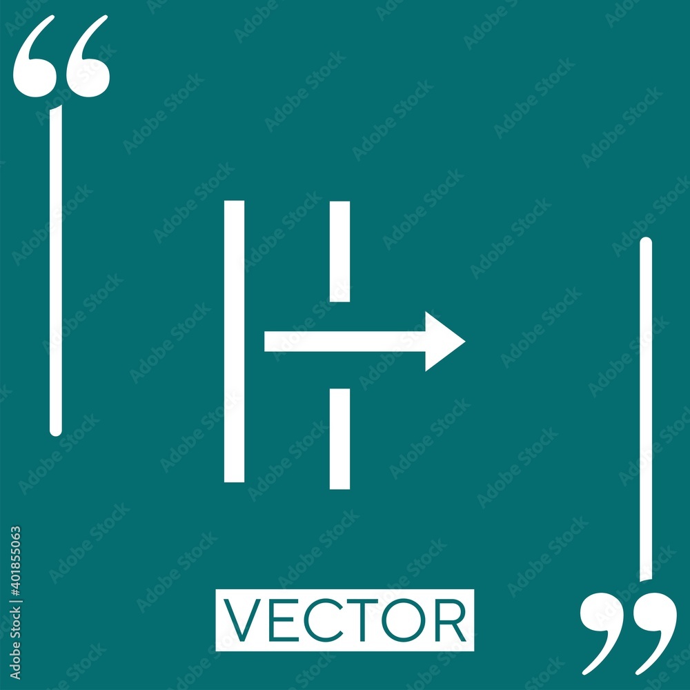 Poster indent linear icon. editable stroke line