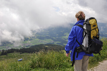 Fototapeta na wymiar hohe Salve am wilden Kaiser, Hopfgarten, Kitzbühler Alpen