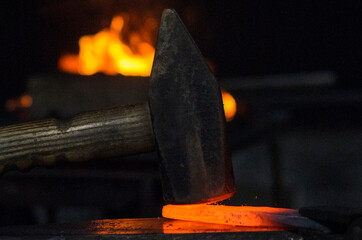blacksmith at work