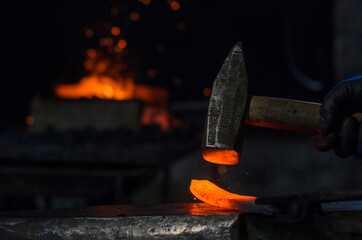 blacksmith at work