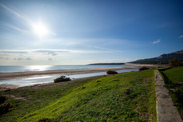 beach and sea