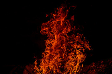 fire in the night